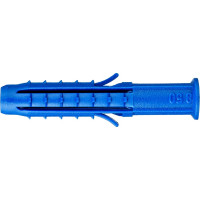 Четырехраспорный универсальный дюбель Tech-Krep Чапай 8x60 мм, шипы+усы, полипропилен, 50 шт., пакет 154237