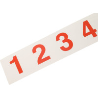 Знак F29 "Комплект цифр для знака F27" Стандарт Знак 30x300 мм, пленка, резка, (150x200мм) 00-00037250