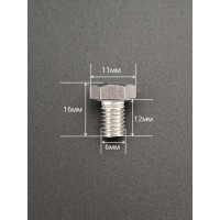 Болт нержавеющий 23 Болта 6x12 мм, DIN 933, 50 шт. 11126