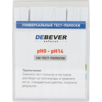 Индикаторные полоски (pH тест) Debever Machining Solutions от 0 до 14pH DB-PH14