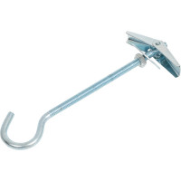 Дюбель складной пружинный с крюком ЖЕСТЬ M4, 1 шт., европодвес УТ-00002176