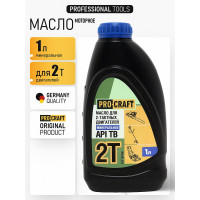 Масло моторное для 2Т двигателей минеральное API TB 1 л PROCRAFT P2T1000M