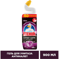 Чистящее средство для унитаза ТУАЛЕТНЫЙ УТЕНОК “Антиналет, 900 мл 865023