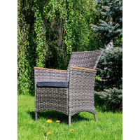 Обеденное кресло Royal Family AMELIA серое 763-71-71