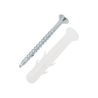 Дюбель-гвоздь Интехпласт 6*40 потайной 150 шт 785296321456