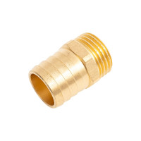 Переходник для шланга SantechSystems латунь, Дн20x1/2" НР, неразъемный 018-2100