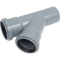 Тройник внутренней канализации TEBO ПП 50х50, 45 гр 013020418