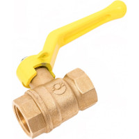 Шаровой кран Valfex N/P59 БИРКА для газа 1/2 ВР/ВР ручка-рычаг, латунный никелированный 11Б27фтМ (96/24) VF.271.NR3.012.N/P59.Bir