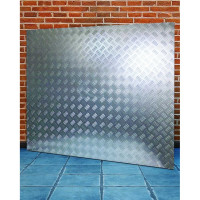 Алюминиевый рифленый лист Sankom 1,2х1200х1000 мм 01K1200AL