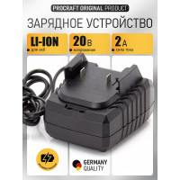 Зарядное устройство PROCRAFT 20В, 2 А ZAR20/1
