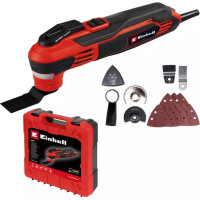 Многофункциональный инструмент Einhell TE-MG 350 EQ, 350вт, 22-40 тыс/мин, 3гр, Quick, конст.элка, набор оснастки, кейс 4465155