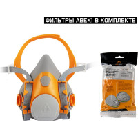 Комплект полумаска фильтрующая Jeta Safety 6500 с фильтрами ABEK1 6541, размер M 6500/6541-M