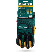 Профессиональные комбинированные перчатки KRAFTOOL Panzer р XL (10), виброзащита 11298-XL