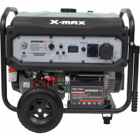 Бензиновый генератор X-MAX (6,5 кВт, электростартер, медная обмотка, с АКБ) ХМ8000EC