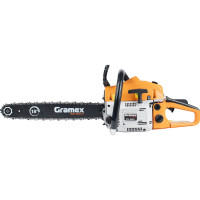 Пила бензиновая цепная Gramex CS-1835 2,5 кВт, 3,5 л.с, шины 18 дюймов/45 cм 0,325 дюйма, 1,3 мм-72 зв 1/2 29647