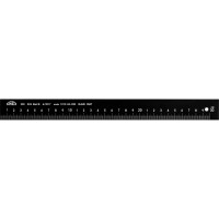 Утолщенная линейка Kinex (K-MET) 1000х32х5мм DIN866/B BlackCoat 1012-04-100