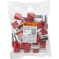 Наконечник-гильза TDM ELECTRIC е120-27 120мм2 с изолированным фланцем (20шт) SQ0512-0031