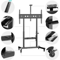 Моторизированная мобильная стойка для телевизора 50"-100" ONKRON TS1991E-B