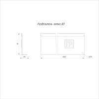 Разделитель лотка Промрукав 80x3000 (0,55 мм) PR16.0978