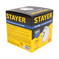 Коническая фильтрующая полумаска STAYER KV-80 FFP1 с клапаном, 10 шт. 11110-H10_z01