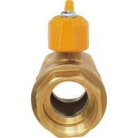 Шаровой кран БАЗ 11Б27п1 DN15 PN40 вр/нр бабочка, серия Standart  .А31.1.25.НГ.40 БАЗ.А10.1.15.НГ.40