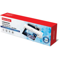 Ламинатор BRAUBERG Silver Max A3, толщина пленки 60-200 мкм, скорость 32 см/мин 532626
