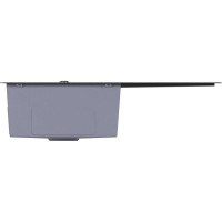Мойка настольный монтаж MIXLINE 78x50 (3,0) левая, выпуск, 3 1/2 pro 20см с сифоном (сатин) 551877