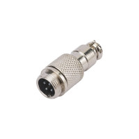 Авиационный разъем Giraffe 4-pin штекер GF-AV4M gf0360