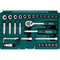 Универсальный набор инструмента KRAFTOOL X-drive 57 предметов, 1/4" 27885-H57