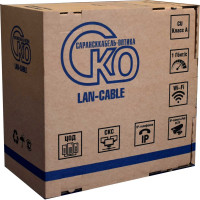 Кабель связи СКО Сарансккабель оптика симметричный U/UTP Сat 5e PVC 4x2 AWG24 Medium Indoor 305м УТ-00001841