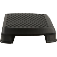 Подставка для ног Стамм рельефная поверхность, черная ПДН-30482