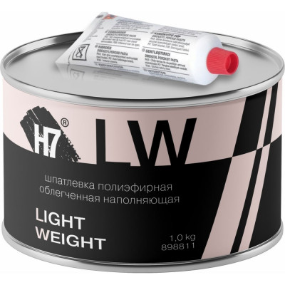 Полиэфирная облегченная наполняющая шпатлевка H7 Light Weight 898811