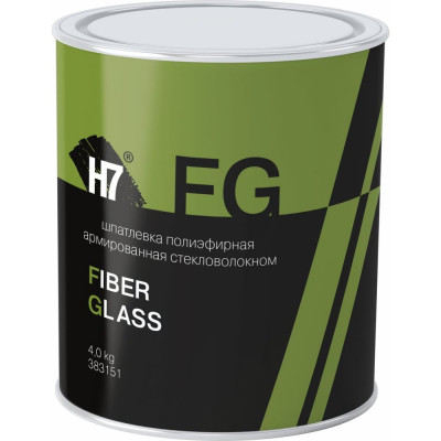 Полиэфирная армированная стекловолокном шпатлевка H7 Fiber Glass 383151