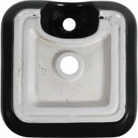 Керамическая накладная раковина Aquanet CITY-2-MB 390х390х140, черный матовый 00273669