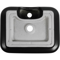 Керамическая накладная раковина Aquanet SOUL-2-MB 500х400х140, черный матовый 00273670