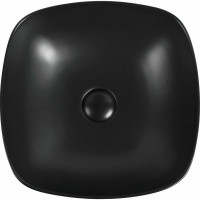Керамическая накладная раковина Aquanet TREND-1-MB 400х400х140, черный матовый 00273684