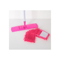 Плоская швабра Доляна окрашенный черенок, букля, 43х14х124 см, цвет микс 4861317