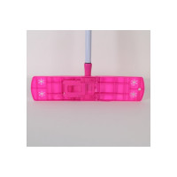 Плоская швабра Доляна окрашенный черенок, букля, 43х14х124 см, цвет микс 4861317