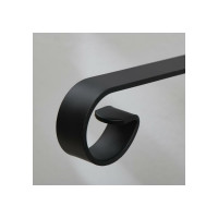 Кованый кронштейн для кашпо Сималенд 22 см, металл, черный 6256866