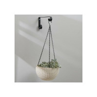 Кованый кронштейн для кашпо Сималенд 22 см, металл, черный 6256866