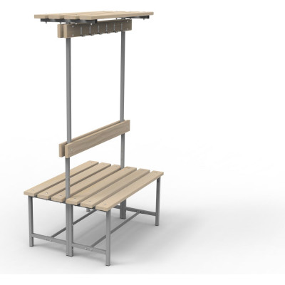 Скамья ТИТАН МЕТА СВТ-7/2 1 м с полкой 4670026243109