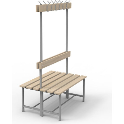 Скамья ТИТАН МЕТА СВТ-4/2 1 м с крючками 4670026243093