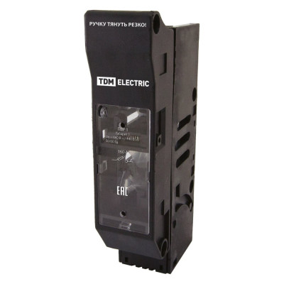 Выключатель-разъединитель TDM ELECTRIC с функцией защиты ПВР 00 1П 160A SQ0726-0101