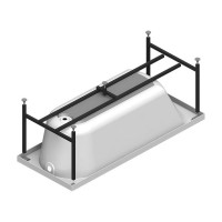 Акриловая ванна Радомир Николь 180x80, фронтальная панель, каркас 2-78-0-0-1-210Р