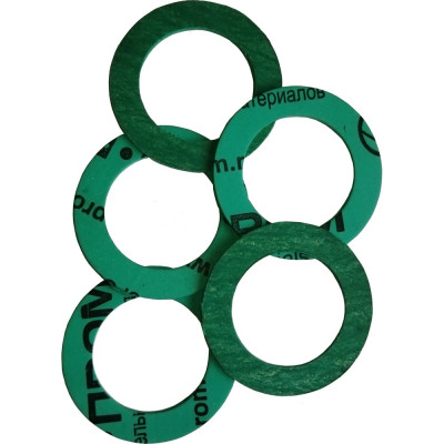 Прокладка безасбестовый паронит HG 1" (19x30x2 мм), 5 шт 1648833