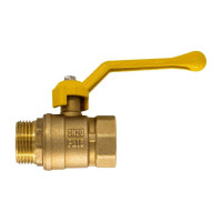 Шаровой кран для газа ОПТИМА ГАЗ 1/2 г/ш рычаг SGFMH012