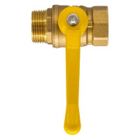 Шаровой кран для газа ОПТИМА ГАЗ 1/2 г/ш рычаг SGFMH012