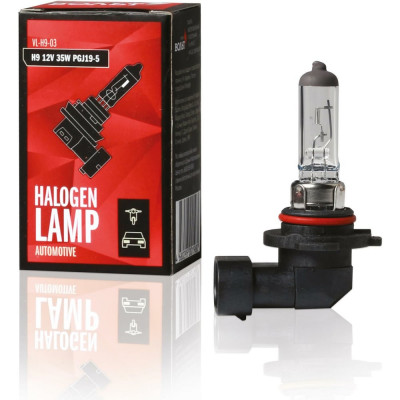Лампа StartVOLT галогенная, H9, 12 В, 35 Вт, PGJ19-5 VL-H9-03