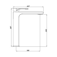 Смеситель для раковины Azario DELANO высокий AZ-15844551 00078108