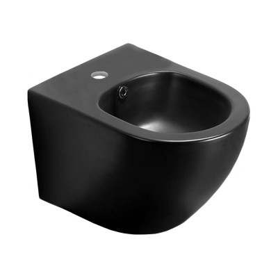 Подвесное биде Azario Grado чёрный матовый, 480x370x325 мм AZ-0046-BN SP 00079289